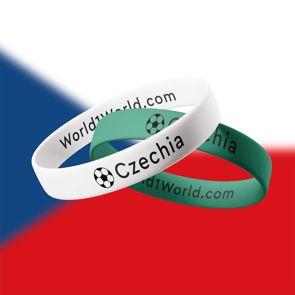 Czechia Soccer Wristband – National Team