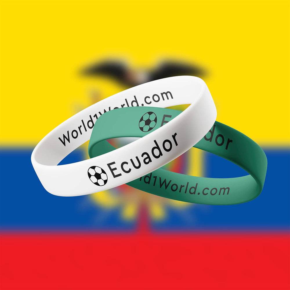 Ecuador Soccer Wristband – National Team
