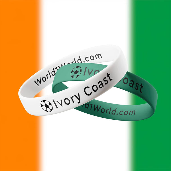 Ivory Coast Soccer Wristband – National Team