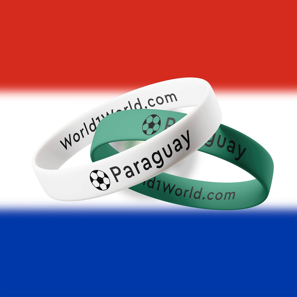 Paraguay Soccer Wristband – National Team