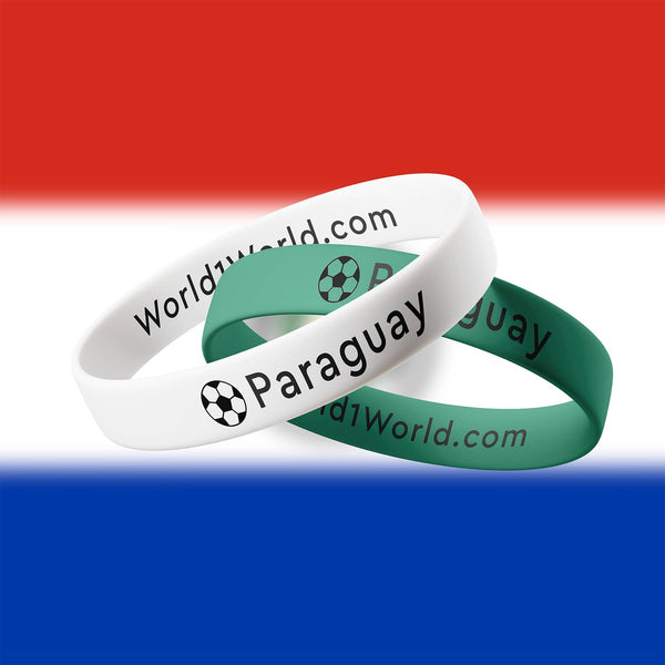 Paraguay Soccer Wristband – National Team
